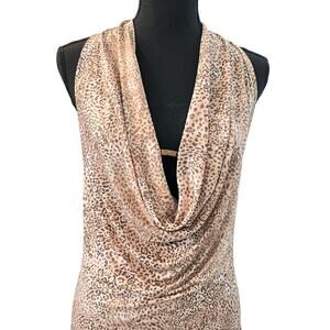 NWT Victoria's Secret Very Sexy Leopard Print S Top Chemise Blouse Animal New